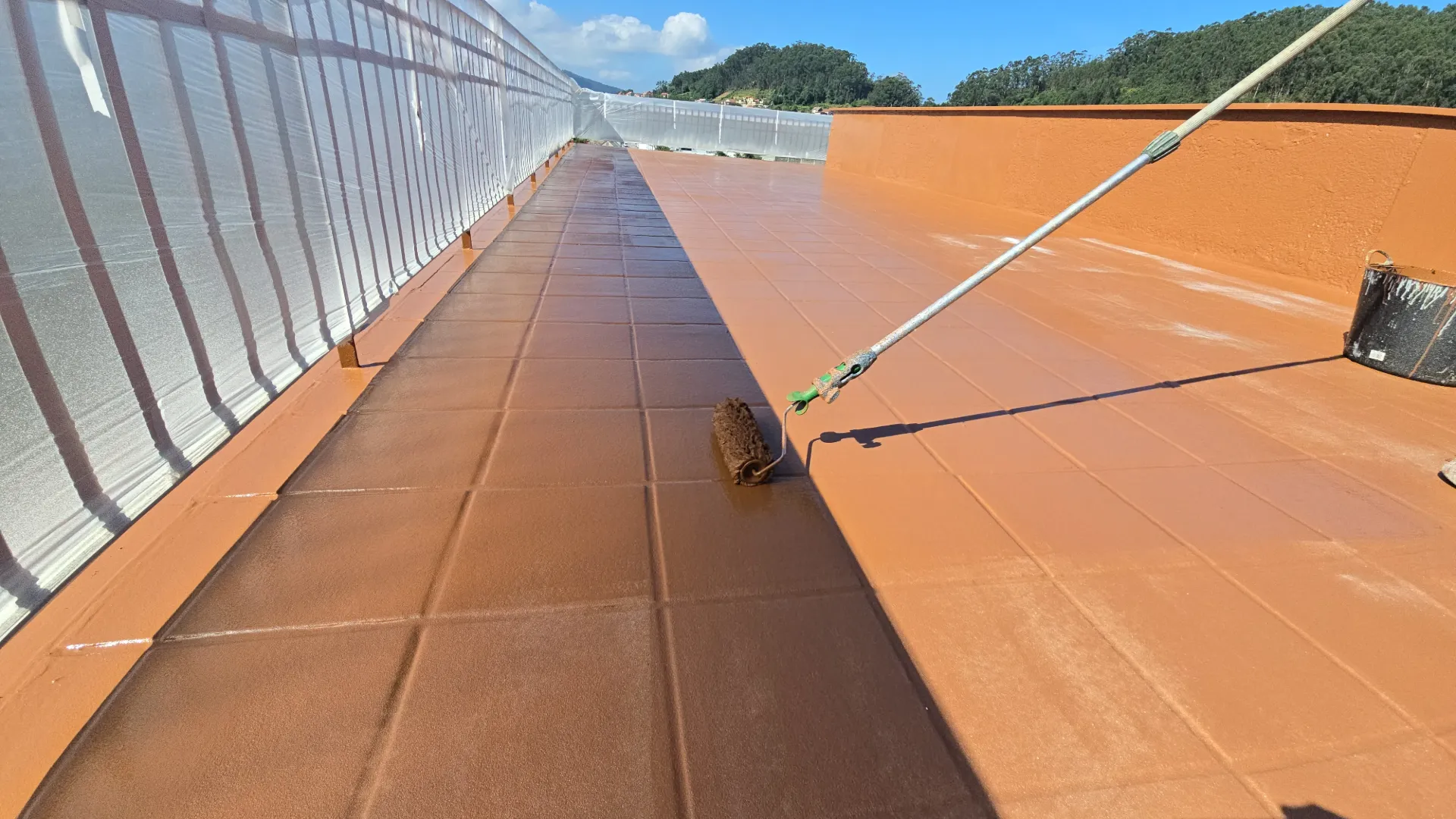 Kit impermeabilización para terraza transitable de 13 m2