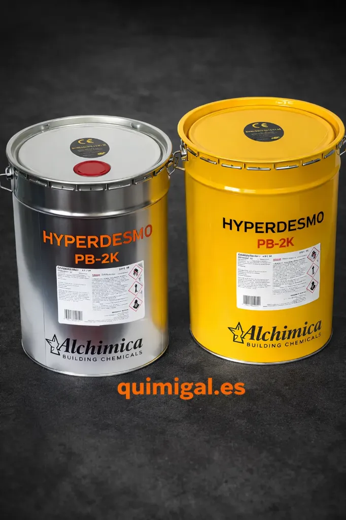 HYPERDESMO® PB2K – Membrana líquida poliurea-bitumen bicomponente de alta elasticidad