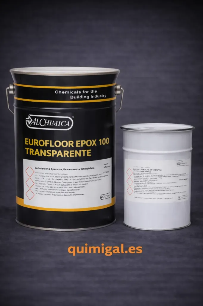 Eurofloor Epox 100 Transparente Revestimiento Epoxi para Suelos de Hormigón